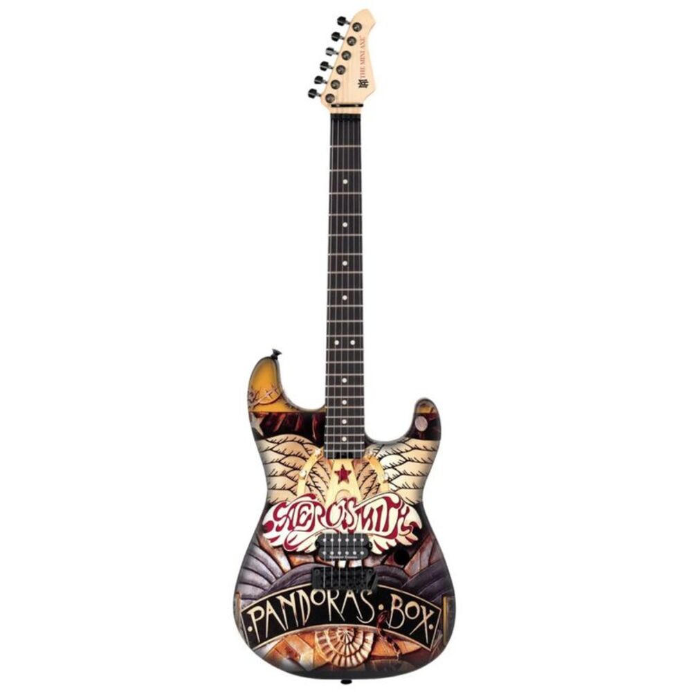 Aerosmith - The Mini Axe - Aerosmith - Pandora's Box - Mini Guitar Replica